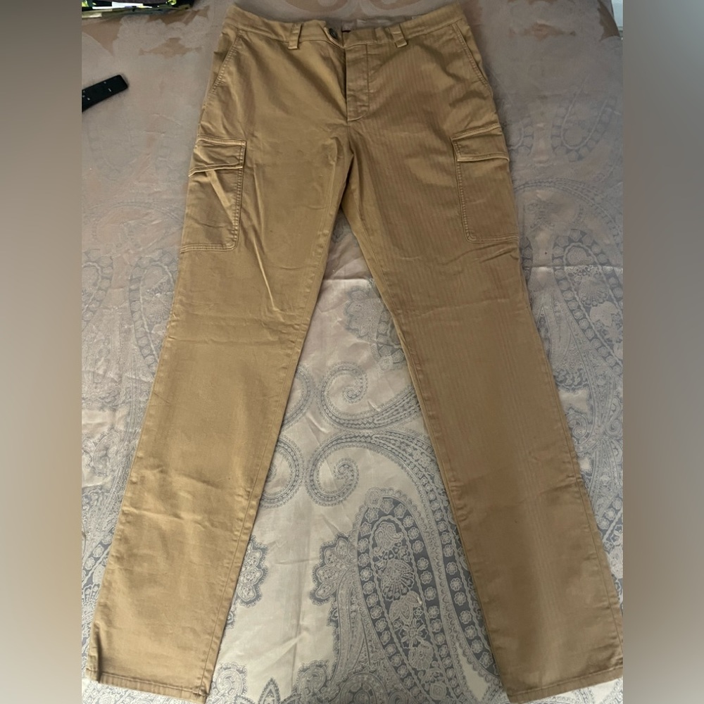 Brunello Cucinelli Leisure Fit Garment Dyed Trousers Sz 50/35 US